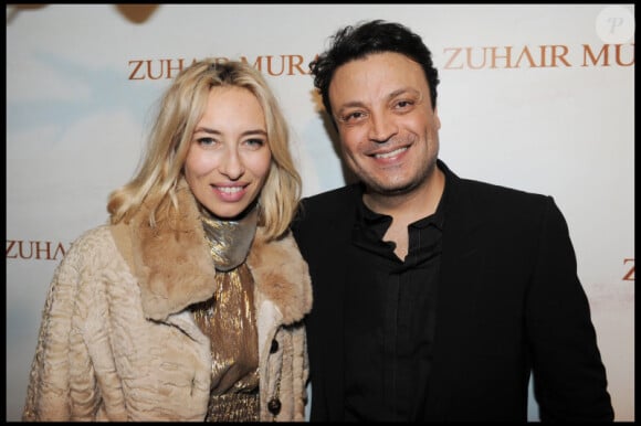 Alexandra Golovanoff et Zuhair Murad au défilé Haute Couture Zuhair Murad printemps-été 2011, le 25 janvier 2011.