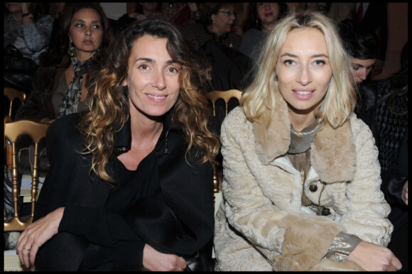 Mademoiselle Agnès et Alexandra Golovanoff au défilé Haute Couture Zuhair Murad printemps-été 2011, le 25 janvier 2011.
