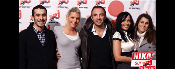 Diana et Amélie (Anges de la télé-réalité) avec  Nikos, Karine et Mustapha