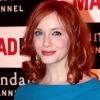 La sublime Christina Hendricks à l'Hôtel Royal Monceau, à Paris, le 8 février 2011.