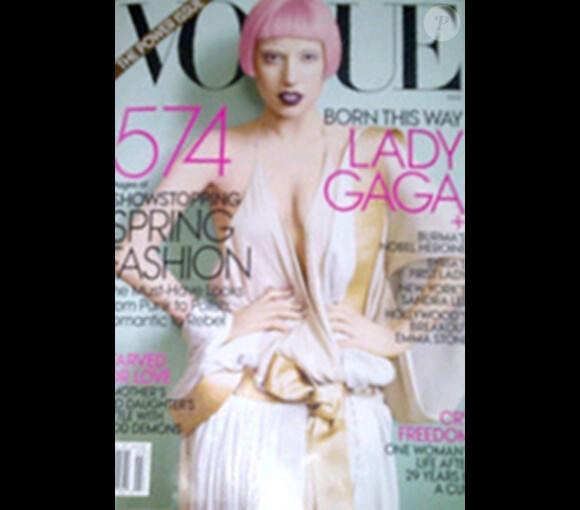 Lady Gaga en couverture du Vogue US, mars 2011