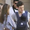 Orlando Bloom et son fils Flynn à Los Angeles le 13 février 2011