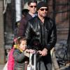 Hugh Jackman et sa fille Ava (14 février 2011 à NYC)