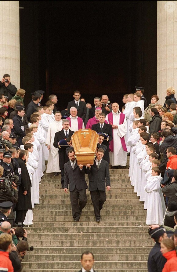 Obsèques de Charles Trénet, Paris, le 23 février 2001