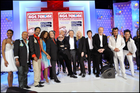 Tous les invités de Drucker à l'émission spéciale Âge tendre et têtes de bois (tourné le 23 février et diffusé le 27 février 2011)