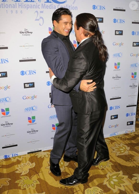 Danny Trejo et Mario Lopez lors de la 14ème cérémonie des Annual Impact Awards à Beverly Hills