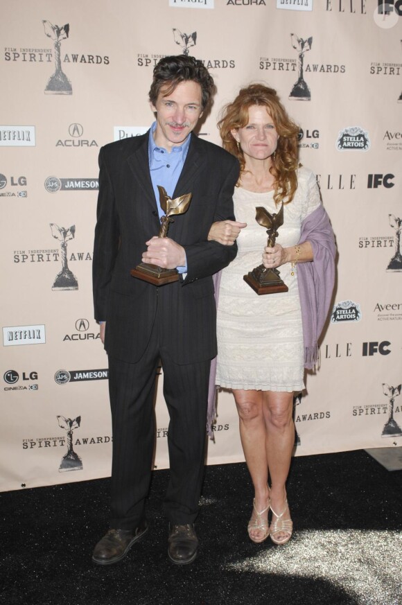 John Hawkes et Dale Dickey à la cérémonie des Films Independent Spirit Awards à Santa Monica le 26 février 2011
