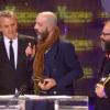 Gaëtan Chataigner reçoit le prix duVidéo-clip de l'année pour La banane (Philippe Katerine), lors de la seconde moitié des Victoires de la Musique 2011, mardi 1er mars sur France 2.