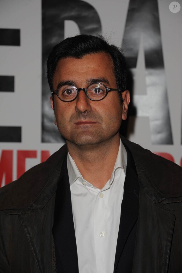Imad Lahoud à l'occasion de l'avant-première du Bal des Menteurs : Le procès Cleartsream, à Paris, le 1er mars 2011.