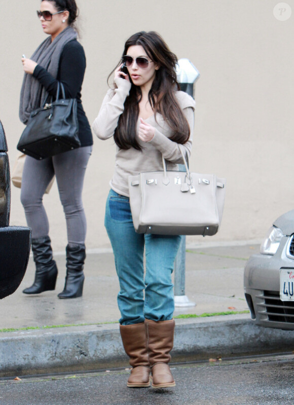 Kim Kardashian sans maquillage, à Studio City, le 18 février 2011