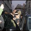 Lady GaGa à son arrivée au défilé Thierry Mugler le 2 mars 2011
