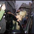 Lady GaGa à son arrivée au défilé Thierry Mugler le 2 mars 2011