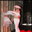 Lady GaGa lors du défilé Thierry Mugler le 2 mars 2011