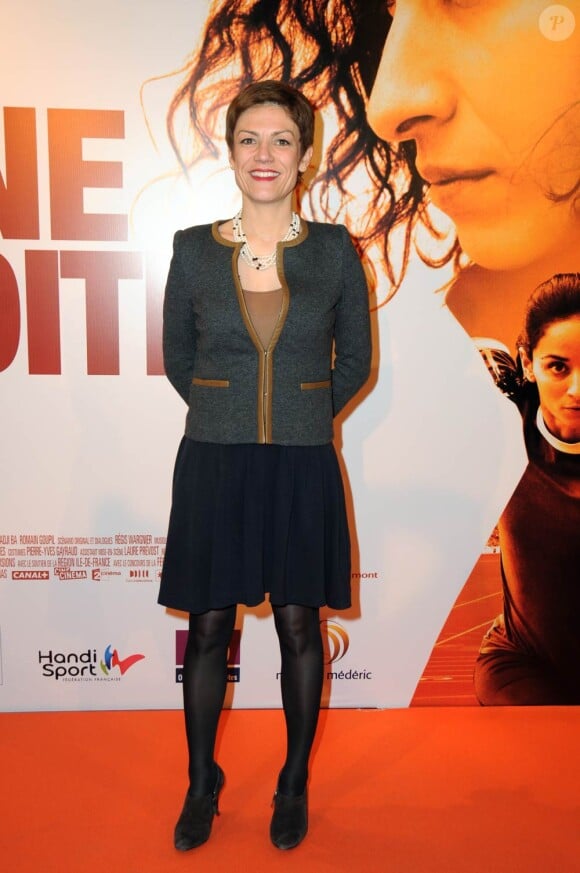 Chantal Jouanno lors de l'avant-première de La ligne droite, qui s'est tenue au Gaumont Opéra, à Paris, le 3 mars 2011.