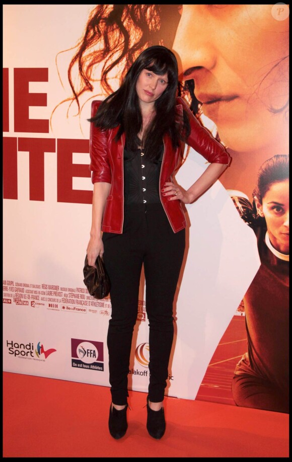 Anna Sherbinina lors de l'avant-première de La ligne droite, qui s'est tenue au Gaumont Opéra, à Paris, le 3 mars 2011.