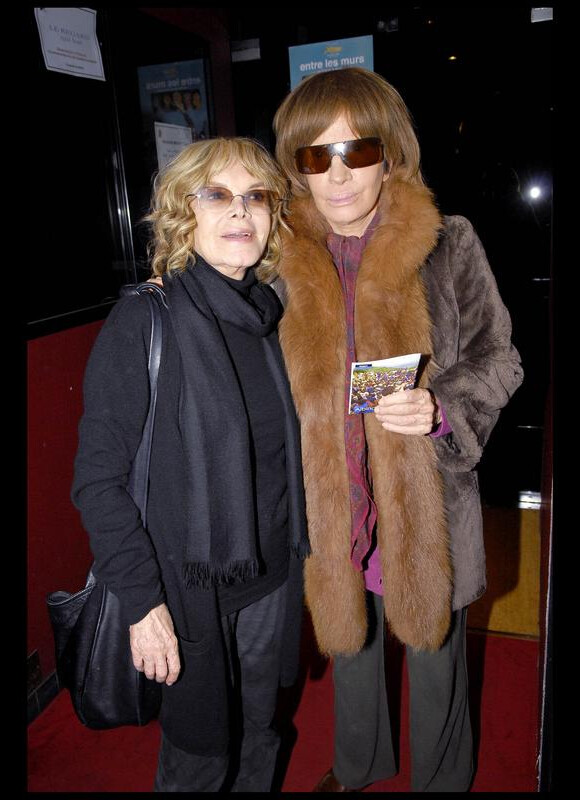 Annie Fargue et Nadine Trintignant en 2008, à la Pagode à Paris. 