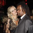 Adriana et Christian Karembeu le 15 février 2008 