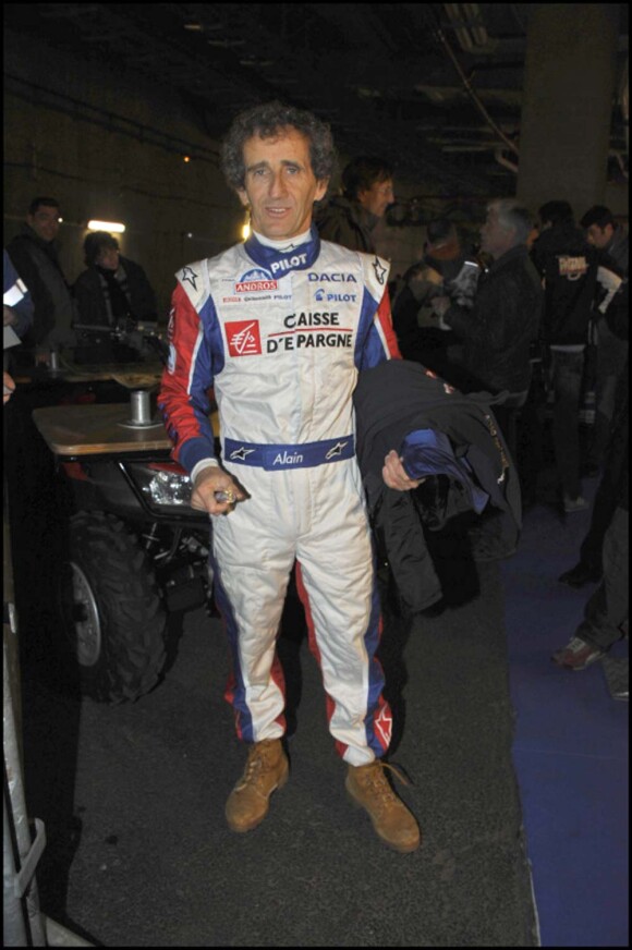 Finale du trophée Andros au Stade de France, le 5 mars 2011 : Alain Prost