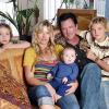 Michael Madsen, sa femme DeAnna Morgan et leurs trois enfants, Malibu, le 5 février 2006