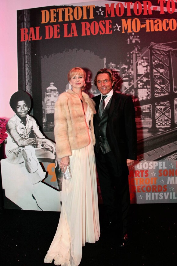 Otto Kern et son épouse au Bal de la Rose 2011, le 19 mars, à Monaco.