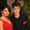 Jsutin Bieber et Selena Gomez, soirée des Oscars du magazine Vanity Fair, à Los Angeles, le 27 février 2011