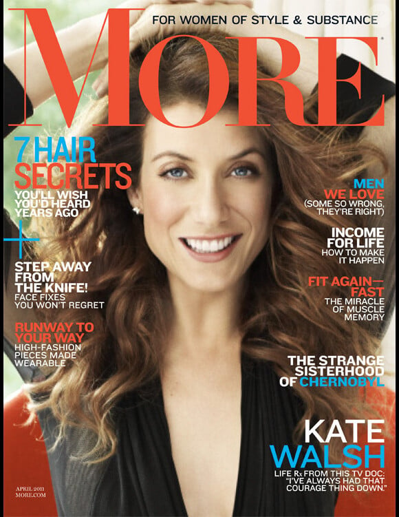 Kate Walsh, héroïne de Private Practice, se confie sur sa famille dans le magazine MORE