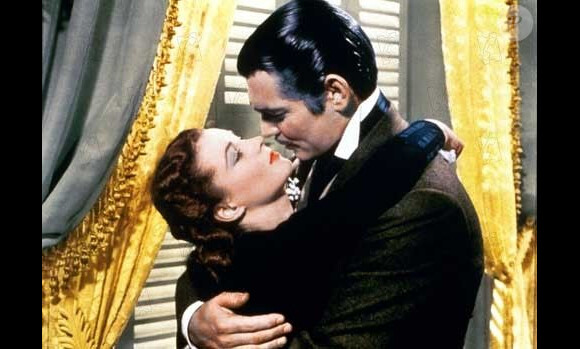 Clark Gable et Vivien Leigh dans Autant en emporte le vent