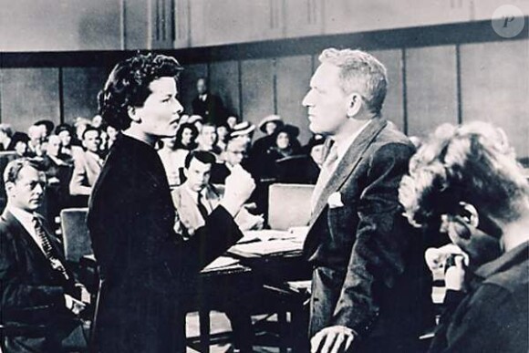 Katharina Hepburn et Spencer Tracy dans Madame porte la culotte