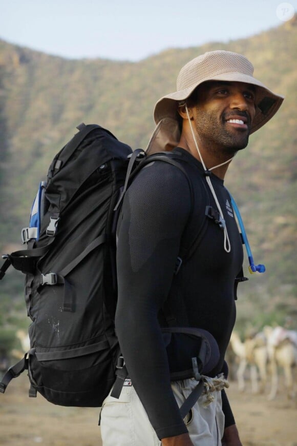 Craig David au Kenya lors d'un trek en février 2011