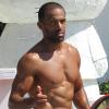 Craig David très musclé à Miami le 25 mars 2011