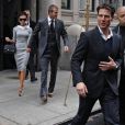 Tom Cruise croise David et Victoria Beckham à New York en 2008. 