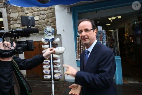 François Hollande, Boulogne-sur-Mer, le 1er avril 2011.