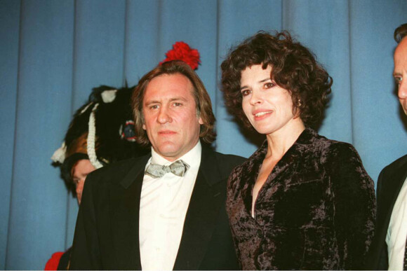 Fanny Ardant et Gérard Depardieu avant-première du Colonel Chabert, à Paris, le 10 septembre 1994.