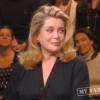 Julien Doré et Catherine Deneuve sur le plateau de Taratata, France 4, le 5 avril 2011.
