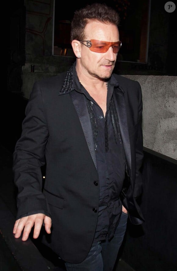 Bono de U2, à Sao Paulo, le 10 avril 2011.