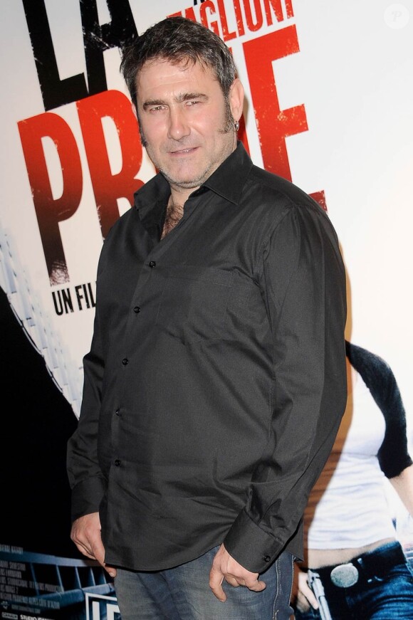 Sergi Lopez à la projection du film La proie, au cinéma UGC Bercy. 12 avril 2011
