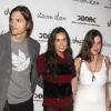 Demi Moore, Ashton Kutcher et Scout LaRue Willis participent à la soirée de lancement de  la campagne Real men don't buy girls, jeudi 14 avril, à New  York.