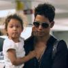 Halle Berry et sa fille Nahla au Staples Center de Los Angeles le 11 avril 2011