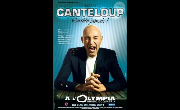 Nicolas Canteloup est actuellement à l'Olympia avec son spectacle Nicolas Canteloup n'arrête jamais !