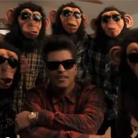 Bruno Mars : Des singes pros de la danse hip-hop dans le clip de "Lazy Song" !