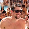 Michael Phelps lors de l'inauguration de l'Encore Beach Club de Las Vegas le 16 avril