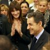 Carla Bruni et son mari Nicolas Sarkozy