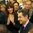 Carla Bruni et son mari Nicolas Sarkozy 