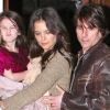 Tom Cruise en avril 2011 à New York, avec Katie Holmes et leur fille Suri Cruise
