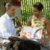 Fête de Pâques à la Maison Blanche, à Washington, le 25 avril 2011 - Ici la famille Obama