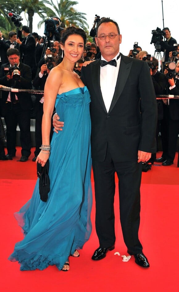 Jean Reno et Zofia sur le tapis rouge du festival de Cannes en 2008