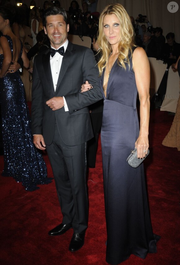 Patrick Dempsey et sa femme Jill lors du MET Ball organisé à New York le 2 mai 2011