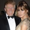 Donald Trump et sa femme lors du MET Ball organisé à New York le 2 mai 2011
