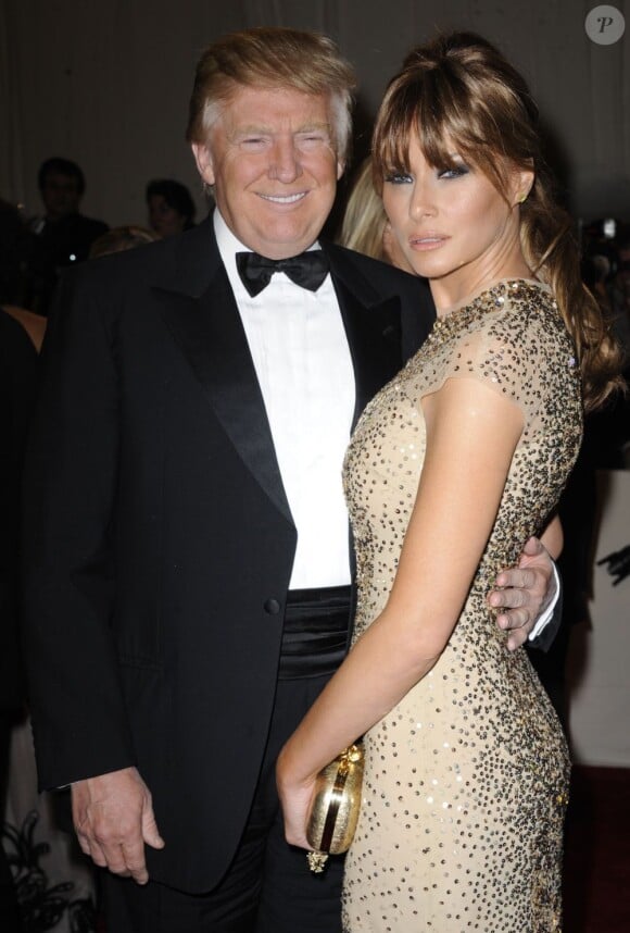 Donald Trump et sa femme lors du MET Ball organisé à New York le 2 mai 2011