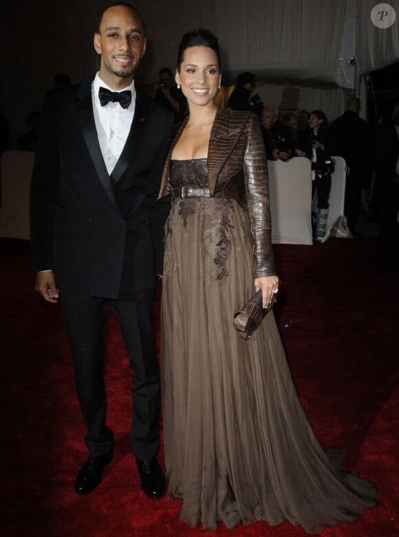 Alicia Keys et son mari Swiss Beatz lors du MET Ball organisé à New York le 2 mai 2011